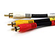 Monoprice RCA Coaxial Composite Video and Stereo Audio Cable, 12ft-Small-Image-2
