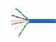 View product image Monoprice Cat6A Ethernet Bulk Cable - Solid, 550MHz, UTP, CMR, Riser Rated, Pure Bare Copper Wire, 10G, 23AWG, No Logo, 1000ft, Blue - image 1 of 2