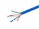 View product image Monoprice Cat6A 1000ft Blue CMR Bulk Cable, Solid, UTP, 23AWG, 550MHz, 10G, Pure Bare Copper, No Logo, Reel in Box, Bulk Ethernet Cable - image 2 of 2