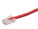 View product image Monoprice ZEROboot Cat5e Ethernet Patch Cable - RJ45, Stranded, 350MHz, UTP, Pure Bare Copper Wire, 24AWG, 0.5ft, Red - image 3 of 3
