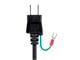 View product image Monoprice Power Cord - JIS 8303 (Japan) to IEC 60320 C13, 18AWG, Black, 6ft - image 5 of 6