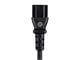 View product image Monoprice Power Cord - JIS 8303 (Japan) to IEC 60320 C13, 18AWG, Black, 6ft - image 6 of 6