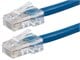 View product image Monoprice Cat5e 3ft Blue Patch Cable, UTP, 24AWG, 350MHz, Pure Bare Copper, RJ45, Zeroboot Series Ethernet Cable - image 1 of 3