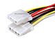 View product image Monoprice Molex Power Splitter Cable, 1x 5.25in Male to 2x 5.25in Female, 8in - image 3 of 3