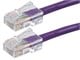 View product image Monoprice ZEROboot Cat6 Ethernet Patch Cable - RJ45, Stranded, 550MHz, UTP, Pure Bare Copper Wire, 24AWG, 1ft, Purple - image 1 of 2
