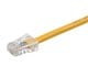 View product image Monoprice Cat6 7ft Yellow Patch Cable, UTP, 24AWG, 550MHz, Pure Bare Copper, RJ45, Zeroboot Series Ethernet Cable - image 2 of 2