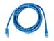 View product image Monoprice Cat5e Ethernet Patch Cable - Snagless RJ45, Stranded, 350MHz, UTP, Pure Bare Copper Wire, 24AWG, 7ft, Blue - image 3 of 5