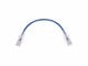 View product image Monoprice SlimRun Cat6 Ethernet Patch Cable, Snagless RJ45, Stranded, 550MHz, UTP, Pure Bare Copper Wire, 28AWG, 1ft, Blue - image 4 of 5