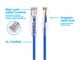 View product image Monoprice SlimRun Cat6 Ethernet Patch Cable, Snagless RJ45, Stranded, 550MHz, UTP, Pure Bare Copper Wire, 28AWG, 7ft, Blue - image 3 of 5
