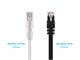 View product image Monoprice SlimRun Cat6 Ethernet Patch Cable, Snagless RJ45, Stranded, 550MHz, UTP, Pure Bare Copper Wire, 28AWG, 7ft, White - image 2 of 5