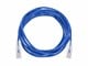 View product image Monoprice SlimRun Cat6 Ethernet Patch Cable, Snagless RJ45, Stranded, 550MHz, UTP, Pure Bare Copper Wire, 28AWG, 10ft, Blue - image 4 of 5