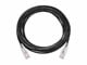 View product image Monoprice SlimRun Cat6 Ethernet Patch Cable, Snagless RJ45, Stranded, 550MHz, UTP, Pure Bare Copper Wire, 28AWG, 14ft, Black - image 4 of 5