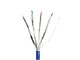 View product image Monoprice Cat6 Ethernet Bulk Cable - Solid, 550MHz, U/FTP, CM, Pure Bare Copper Wire, 23AWG, 500ft, Blue - image 1 of 1