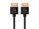 View product image Monoprice 4K Slim High Speed HDMI Cable 0.5ft - 18Gbps Black - image 1 of 4