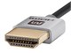 View product image Monoprice 4K Slim High Speed HDMI Cable 0.5ft - 18Gbps Silver - image 3 of 4