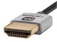 View product image Monoprice 4K Slim High Speed HDMI Cable 3ft - 18Gbps Active Silver - image 3 of 4