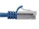 View product image Monoprice Cat7 1ft Blue Patch Cable,  Double Shielded (S/FTP), 26AWG, 10G, Pure Bare Copper, Snagless RJ45, Entegrade Series Ethernet Cable - image 3 of 6