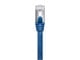 View product image Monoprice Cat7 5ft Blue Patch Cable, Double Shielded (S/FTP), 26AWG, 10G, Pure Bare Copper, Snagless RJ45, Entegrade Series Ethernet Cable - image 2 of 6