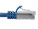 View product image Monoprice Cat7 10ft Blue Patch Cable, Double Shielded (S/FTP), 26AWG, 10G, Pure Bare Copper, Snagless RJ45, Entegrade Series Ethernet Cable - image 3 of 6