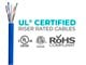 View product image Monoprice Cat6 250ft Blue CMR UL Bulk Cable, Solid (w/spine), UTP, 23AWG, 550MHz, Pure Bare Copper, Pull Box, Bulk Ethernet Cable - image 3 of 6