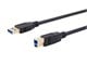 View product image Monoprice Select Series USB 3.0 Type-A to Type-B Cable, Black, 1.5ft - image 2 of 6