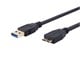View product image Monoprice Select Series USB 3.0 Type-A to Micro Type-B Cable, Black, 1.5ft - image 2 of 6