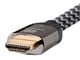 View product image Monoprice 4K Braided High Speed HDMI Cable 20ft - CL3 In Wall Rated 18Gbps Active Gray - image 4 of 6