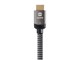 View product image Monoprice 4K Braided High Speed HDMI Cable 25ft - CL3 In Wall Rated 18Gbps Active Gray - image 2 of 6