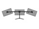 View product image Monoprice Triple Monitor Free Standing Adjustable Desk Mount for Monitors 15~30in - image 6 of 6