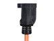 View product image Monoprice Outdoor Extension Cord - NEMA 5-15P to NEMA 5-15R, 16AWG, 13A/1625W, SJTW, Orange, 10ft - image 5 of 6
