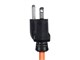 View product image Monoprice Outdoor Extension Cord - NEMA 5-15P to NEMA 5-15R, 16AWG, 13A/1625W, SJTW, Orange, 10ft - image 6 of 6