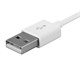 View product image Monoprice Select Series USB-A to Micro B Cable, 2.4A, 22/30AWG, White, 0.5ft - image 4 of 6