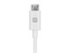 View product image Monoprice Select Series USB-A to Micro B Cable, 2.4A, 22/30AWG, White, 0.5ft - image 5 of 6