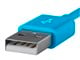 View product image Monoprice Select Series USB-A to Micro B Cable, 2.4A, 22/30AWG, Blue, 3ft - image 4 of 5