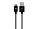 View product image Monoprice Select Series USB-A to Micro B Cable, 2.4A, 22/30AWG, Black, 6ft - image 1 of 6
