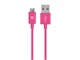 View product image Monoprice Select Series USB-A to Micro B Cable, 2.4A, 22/30AWG, Pink, 10ft - image 1 of 6