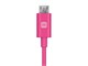 View product image Monoprice Select Series USB-A to Micro B Cable, 2.4A, 22/30AWG, Pink, 10ft - image 5 of 6