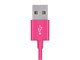 View product image Monoprice Select Series USB-A to Micro B Cable, 2.4A, 22/30AWG, Pink, 10ft - image 6 of 6