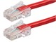 View product image Monoprice ZEROboot Cat6 Ethernet Patch Cable - RJ45, Stranded, 550MHz, UTP, Pure Bare Copper Wire, 24AWG, 1ft, Red - image 1 of 2