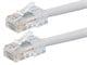 View product image Monoprice Cat6 5ft White Patch Cable, UTP, 24AWG, 550MHz, Pure Bare Copper, RJ45, Zeroboot Series Ethernet Cable - image 1 of 2