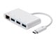 View product image Monoprice Select Series USB-C 3-Port USB 3.0 Hub and Gigabit Ethernet Adapter - image 1 of 4