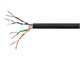 View product image Monoprice Cat6 Ethernet Bulk Cable - Stranded, 550MHz, UTP, CM, Pure Bare Copper Wire, 24AWG, 250ft, Black - image 1 of 1