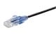 View product image Monoprice Cat6A 1ft Black 5-Pk Patch Cable, UTP, 30AWG, 10G, Pure Bare Copper, Snagless RJ45, SlimRun Series Ethernet Cable - image 2 of 5