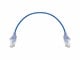 View product image Monoprice Cat6A 1ft Blue 10-Pk Patch Cable,  UTP, 30AWG, 10G, Pure Bare Copper, Snagless RJ45, SlimRun Series Ethernet Cable - image 4 of 5