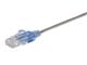 View product image Monoprice SlimRun Cat6A Ethernet Patch Cable - Snagless RJ45, UTP, Pure Bare Copper Wire, 10G, 30AWG, 5ft, Gray, 10-Pack - image 2 of 5