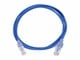 View product image Monoprice Cat6A 7ft Blue 10-Pk Patch Cable, UTP, 30AWG, 10G, Pure Bare Copper, Snagless RJ45, SlimRun Series Ethernet Cable - image 4 of 6