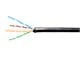 View product image Monoprice Cat6 1000ft Black Outdoor Bulk Cable, Gel-filled Direct Burial, Solid (w/spine), UTP, 23AWG, 550MHz, Pure Bare Copper, Spool, No Logo, Bulk Ethernet Cable - image 4 of 4