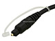 View product image Monoprice S/PDIF Digital Optical Audio Cable, Toslink to Mini Toslink, 3ft - image 2 of 3