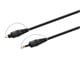 View product image Monoprice S/PDIF Digital Optical Audio Cable, Toslink to Mini Toslink, 6ft - image 1 of 6