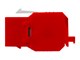 View product image Monoprice Cat6A RJ-45 Toolless 180-Degree Keystone, Red - image 3 of 3